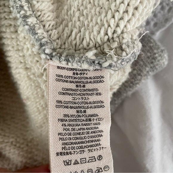 Free People XS Snow Angel Pullover Sweater bohemian high low - Picture 9 of 10